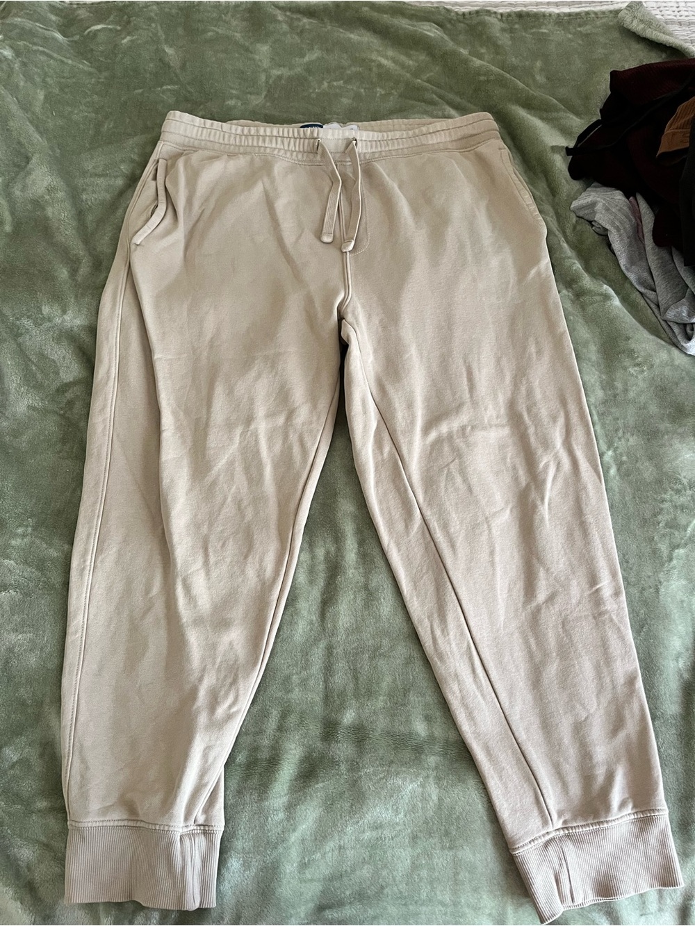 Old Navy Beige Drawstring Joggers